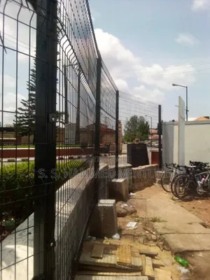 Front Elevation Panel Mesh Wires ( Black Fencing Wires ).