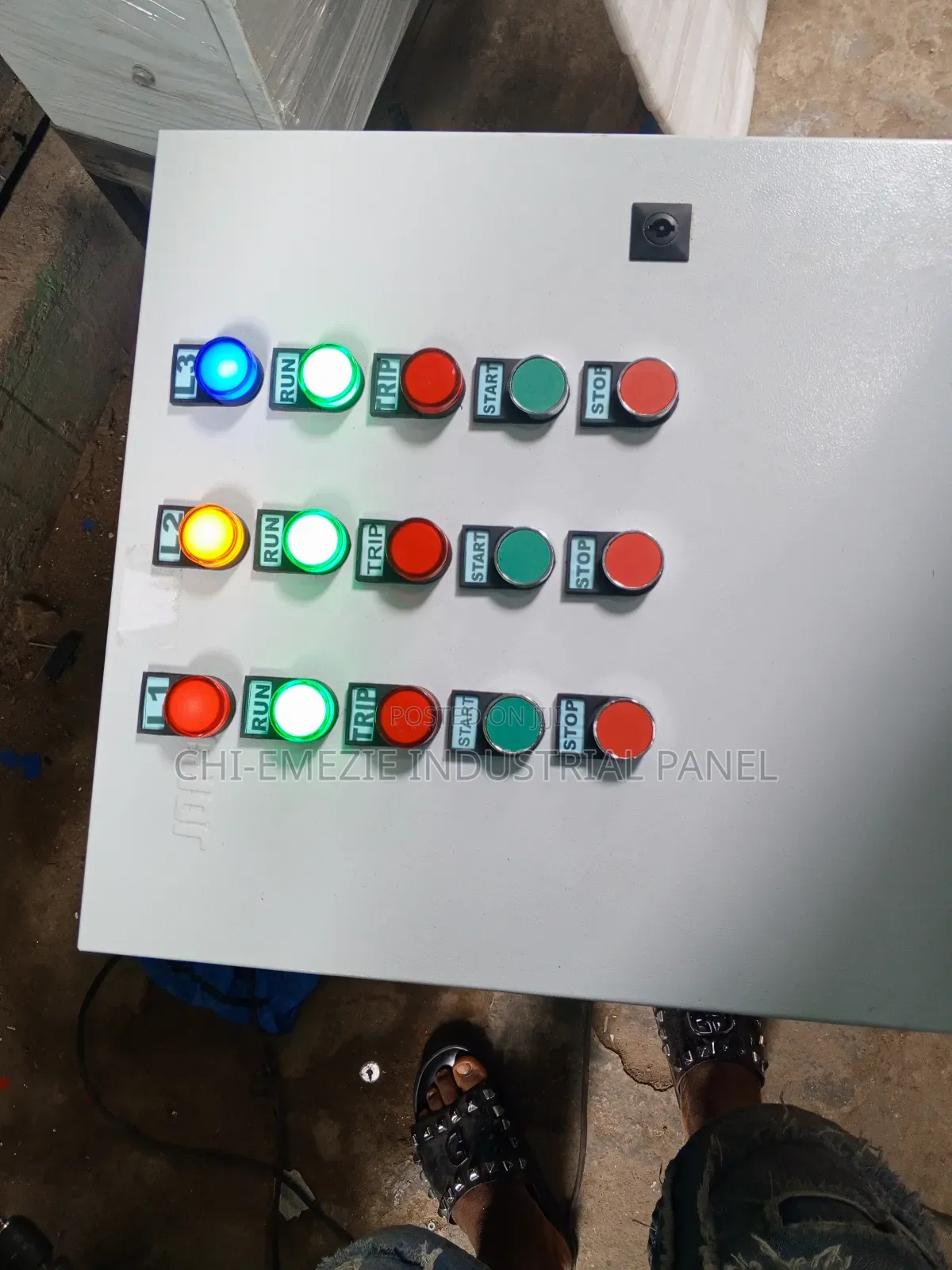 Dol Panel For 3 Motors