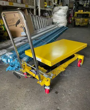 800kg Hydraulic Lift Table Cart Manual Single Scissor Cart