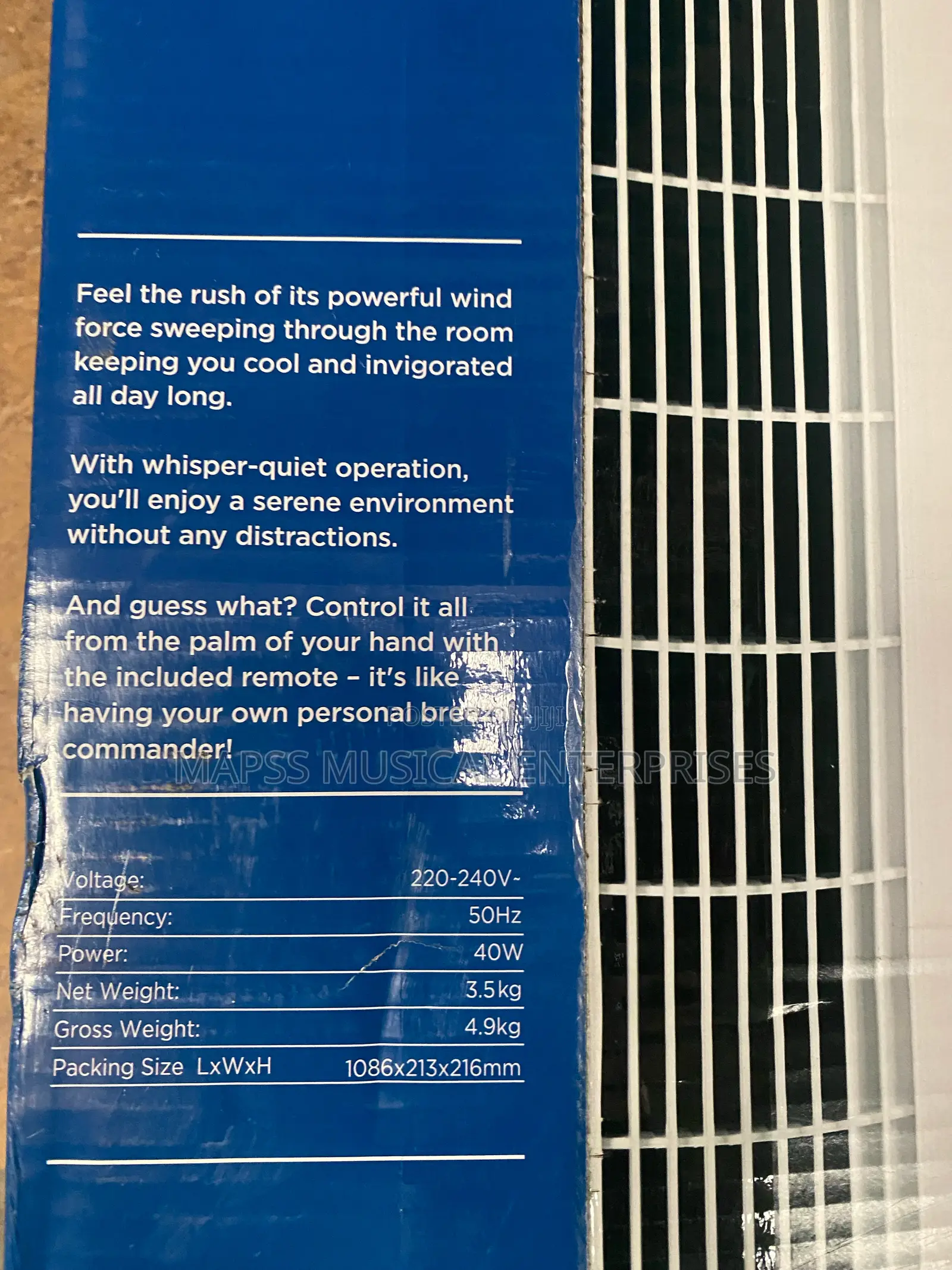 Maxi 40" Oscillating Tower Fan.