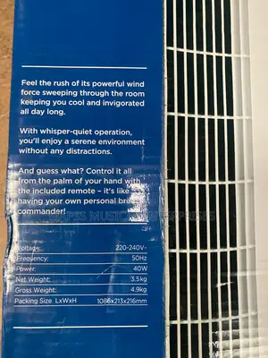Maxi 40" Oscillating Tower Fan.