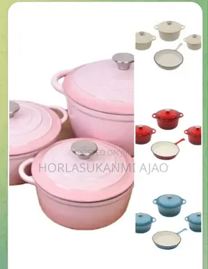Original and Quality Iron Cookware Pot Set