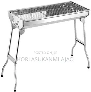 Foldable Free Standing Stainless BBQ Charcoal Grill 