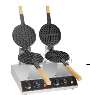 Industrial Egg Bubble Waffle Maker (Double)