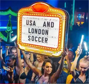 Interchangeable Letter Massage Board for Night Clubs.