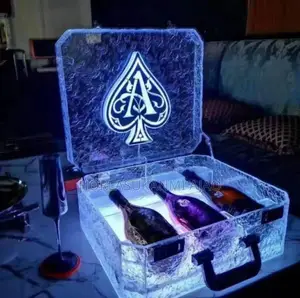Led Briefcase Champagne/Wine Presenter Glorifier Display C