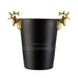 Quality Stainless Steel Black Wine/Champagne Bucket 