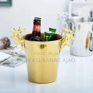 Quality Gold Wine/Champagne Bucket 