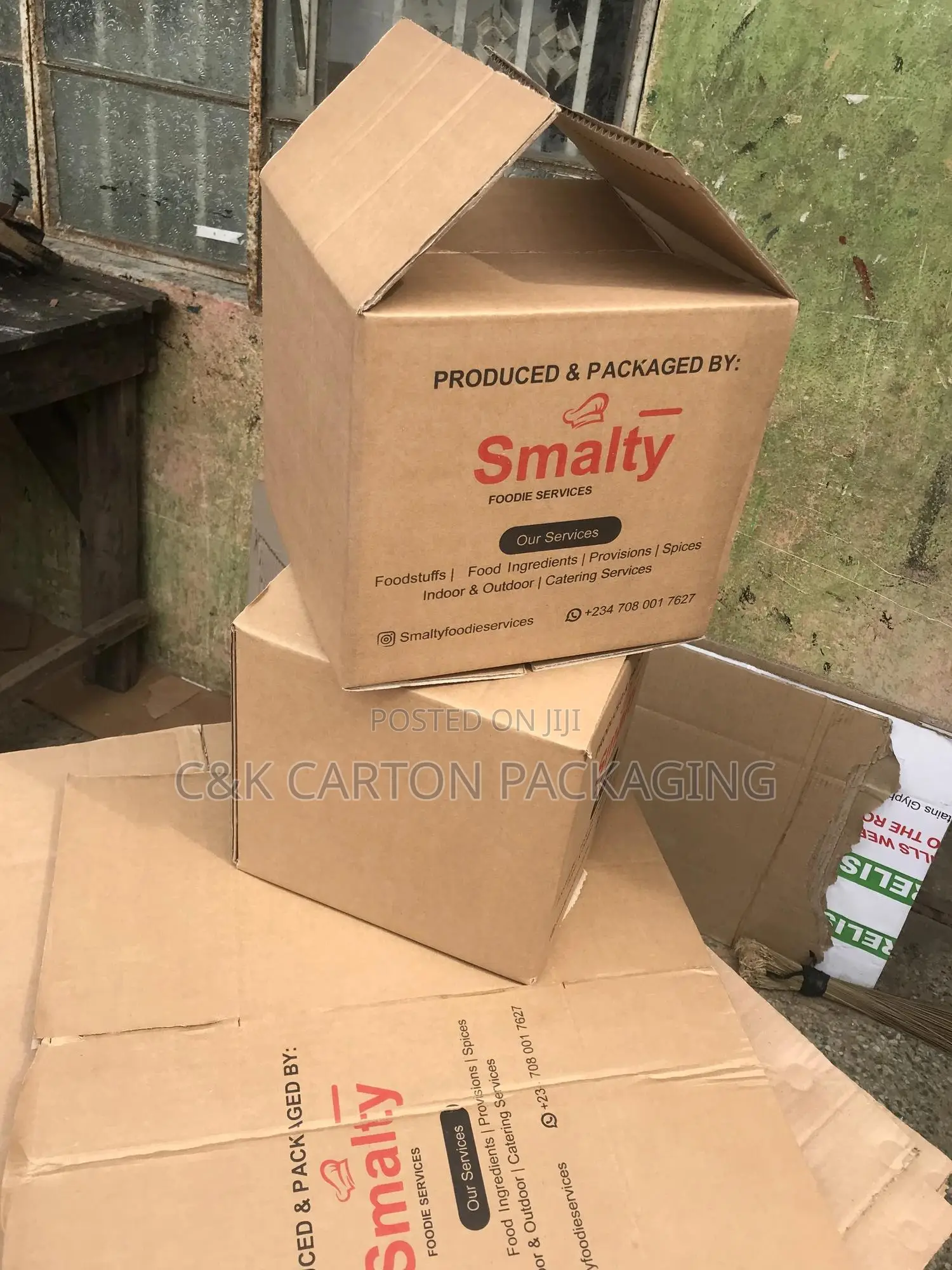 Two Colour Printed Carton Box