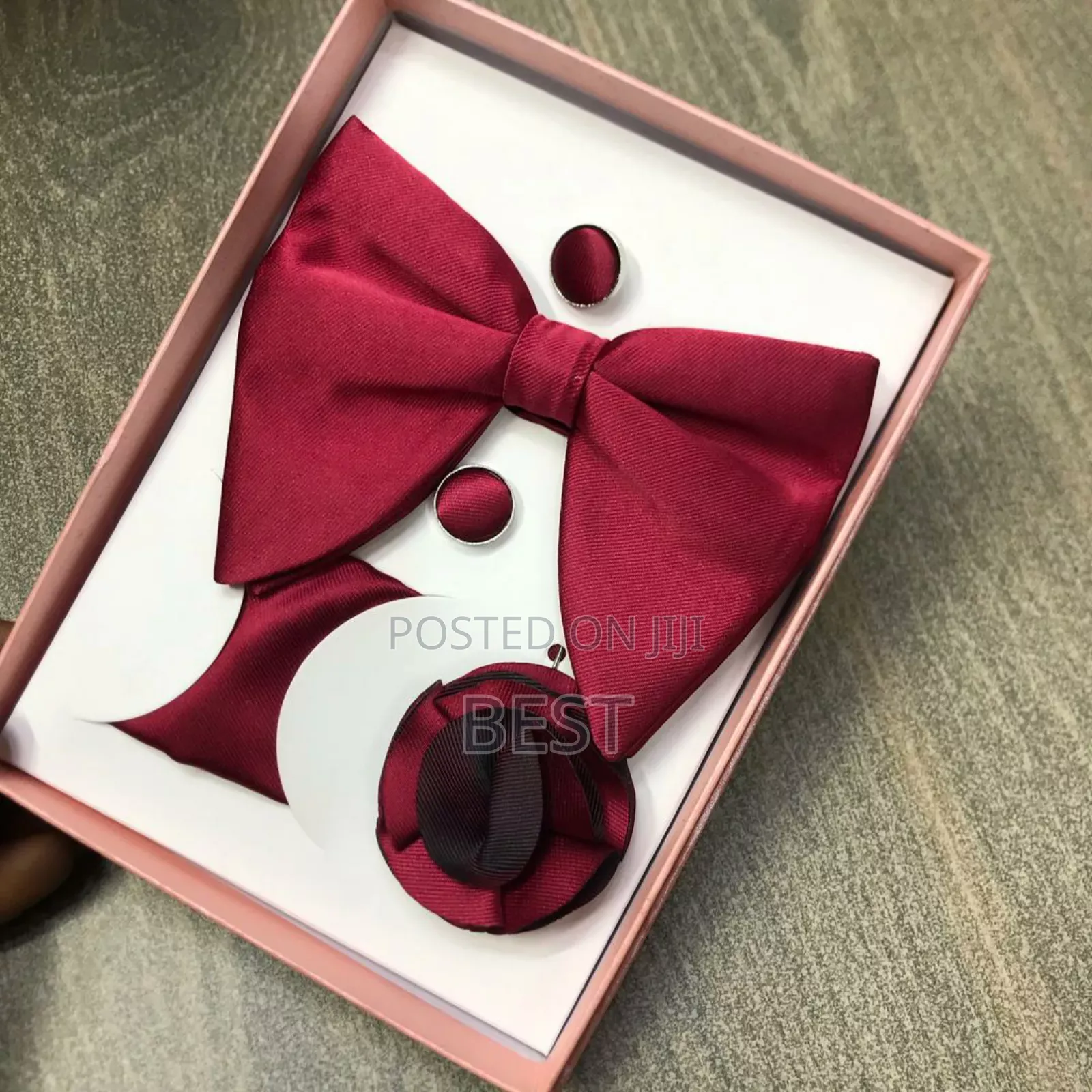High Quality Material Butterfly Bow Tie Complete 4 in 1 Set
