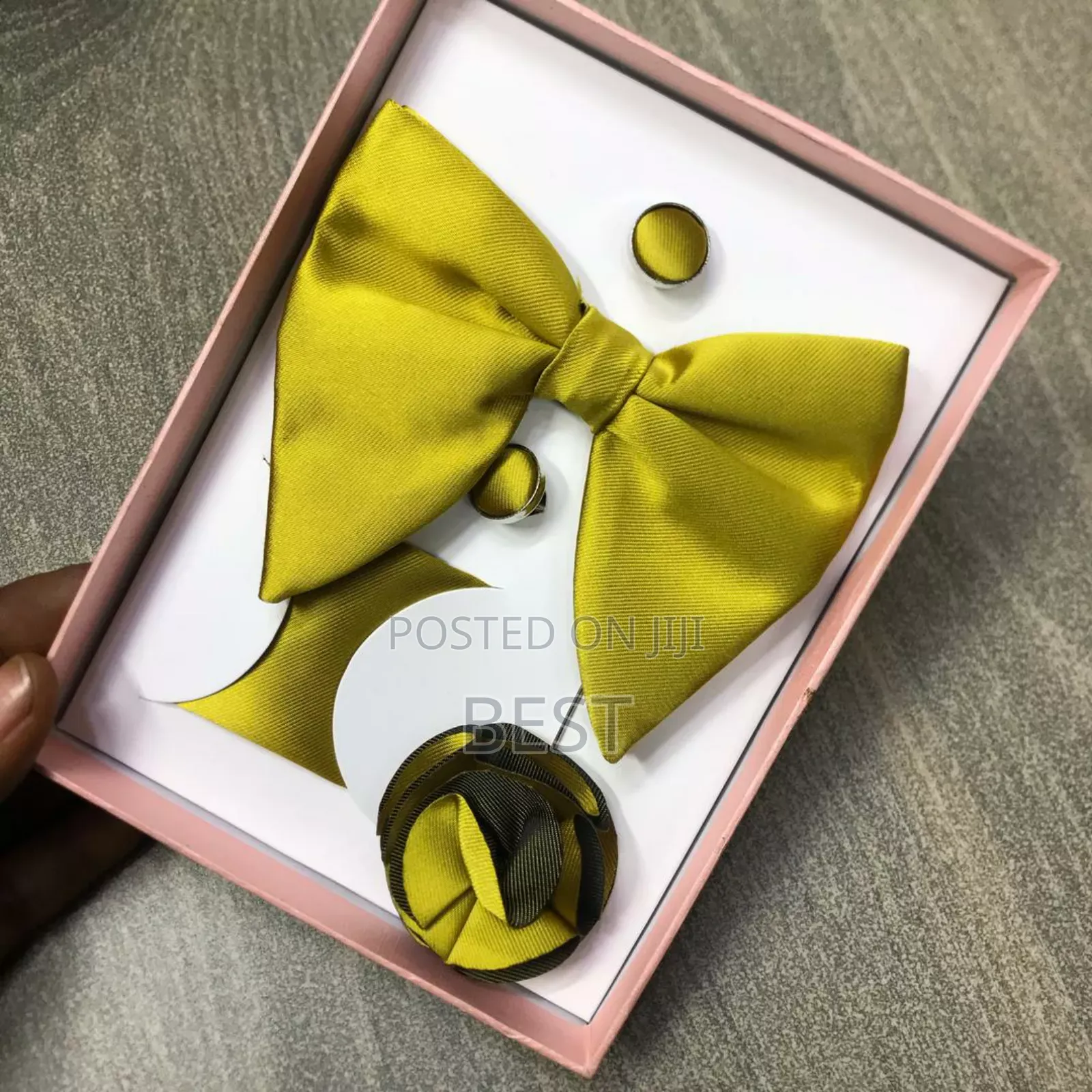 High Quality Material Butterfly Bow Tie Complete 4 in 1 Set