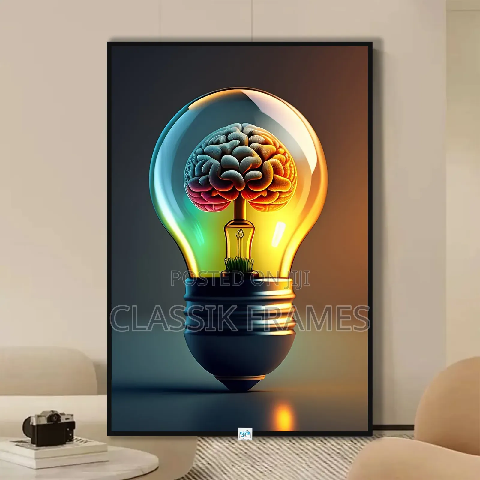 Hd Framed Bob Lee Acrylic Digi Painting Wallart
