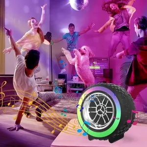 RGB Tyre Design Wireless Bluetooth Speaker