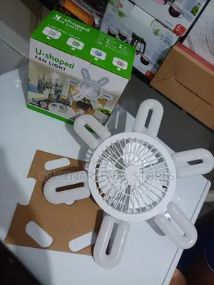 U Shaped Fan Light With Remote