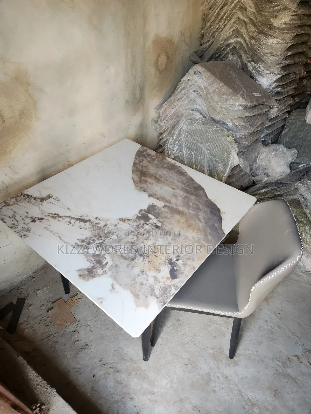 Imported Marble Dining Table.
