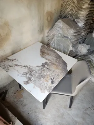 Imported Marble Dining Table.