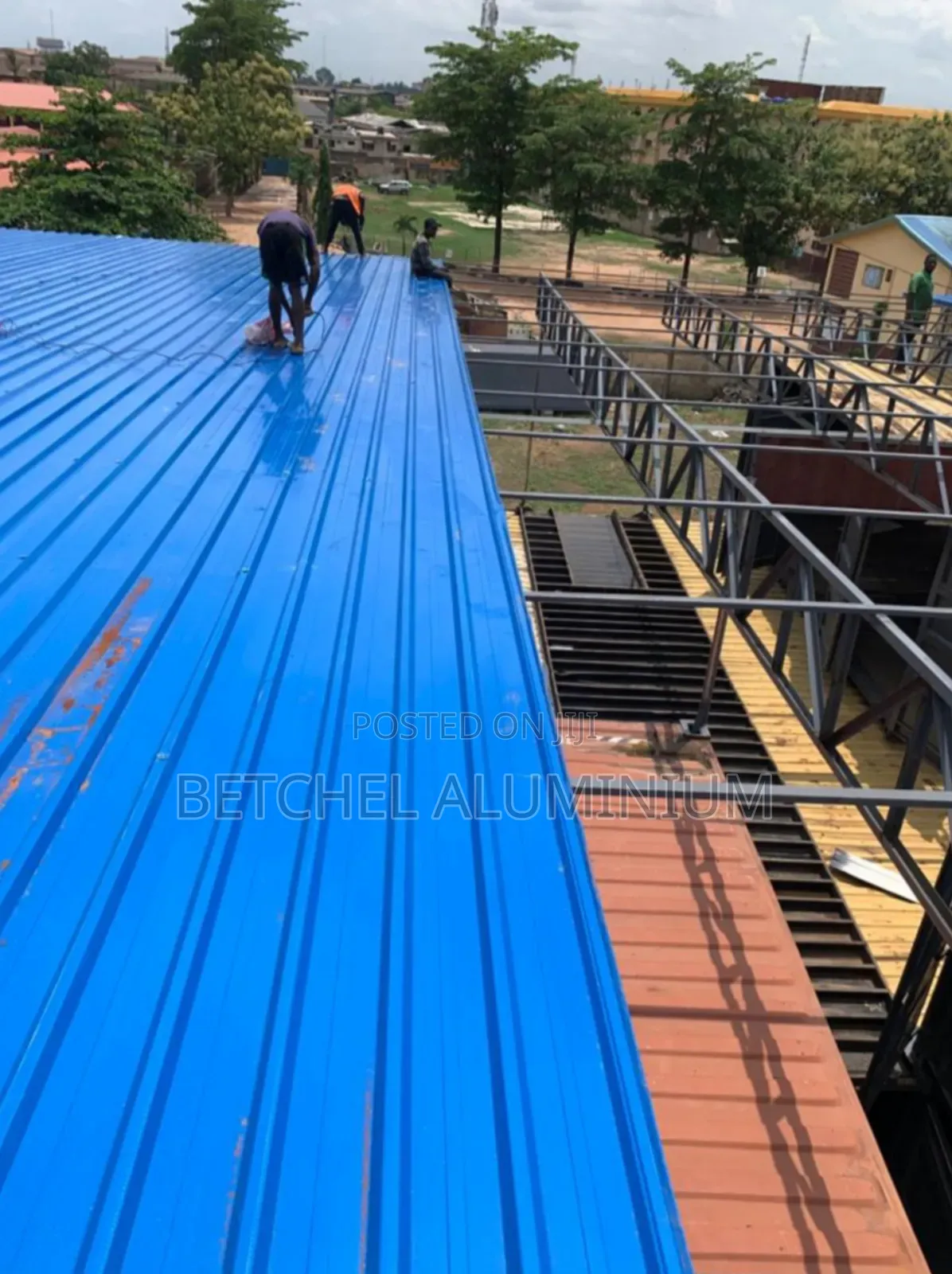 Blue Aluminium Installation Roofing Sheet