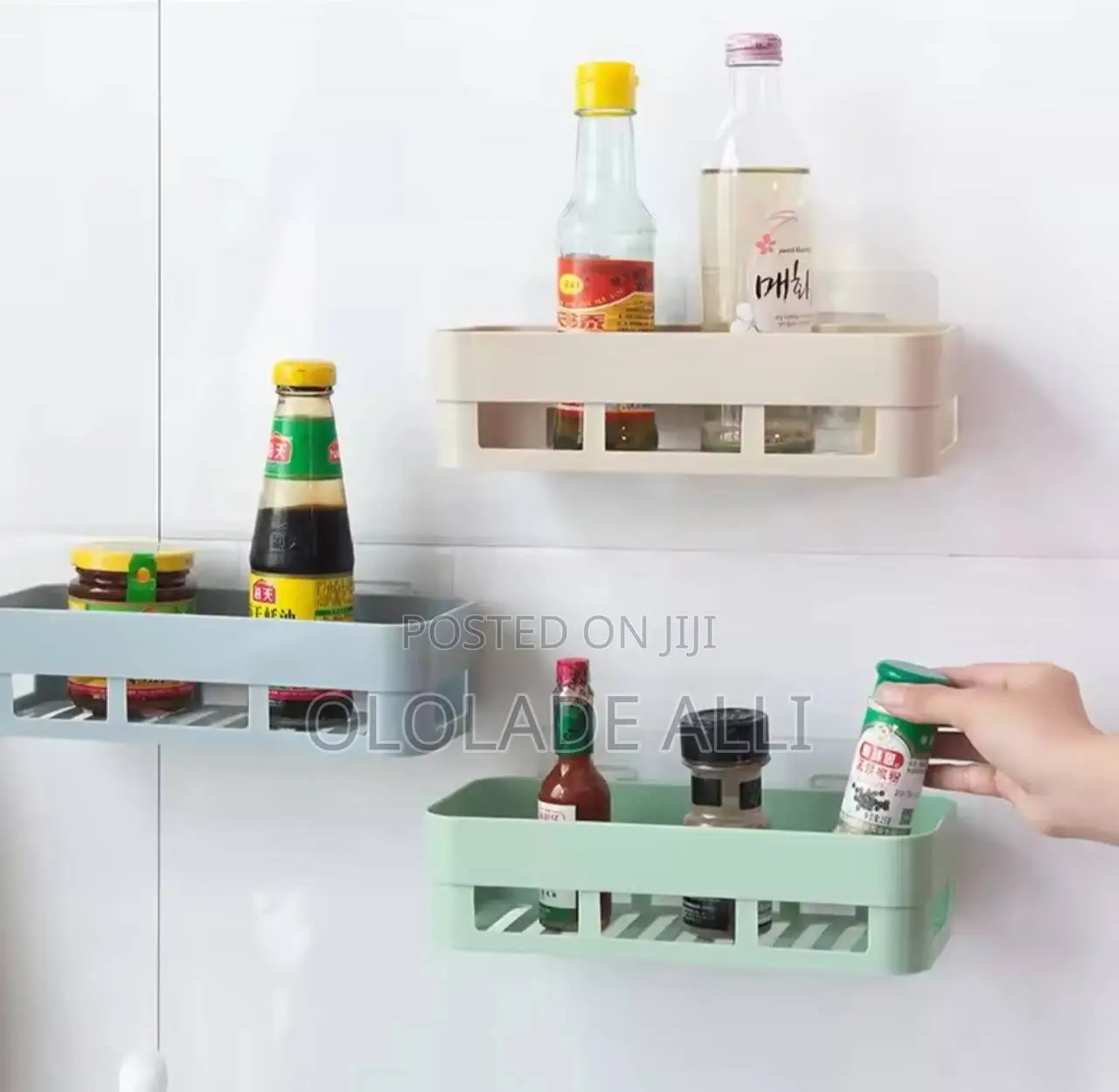 Self Adhesive Storage Rack Kitchen
