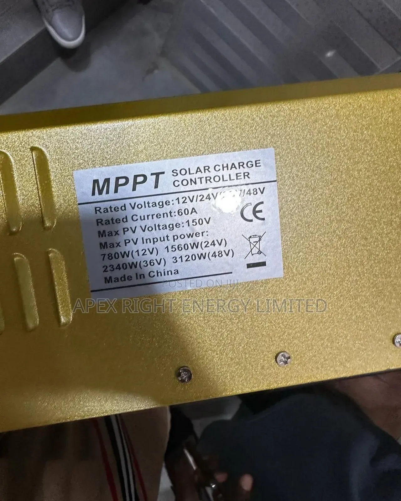 60ah Sms Charge Controller 12v,24v,36v,48v