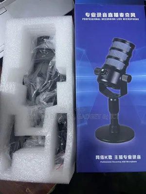 Profesional RGB Condenser Microphone for Content Voice Rec