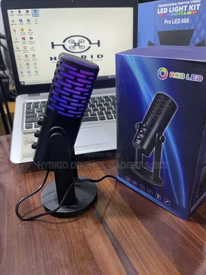 M8plus RGB Usb Microphone for Podcast Live Stream