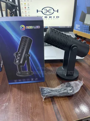 M8plus RGB Usb Microphone for Podcast Live Stream