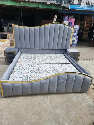 Standard Family Size Bed With Side Drawers
