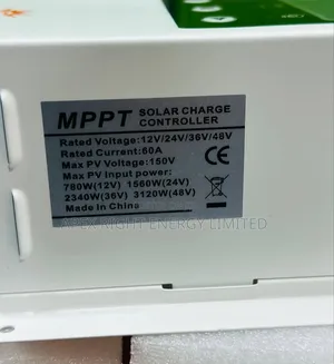 60ah Sun Field Mppt Charge Controller 12v,24,36,48v