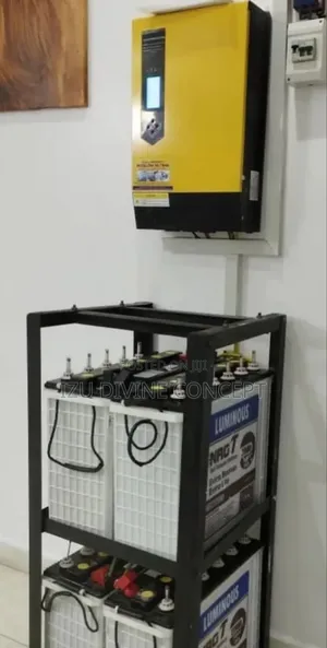 Four Tubular Battery Setup