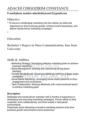 Advertising and Marketing