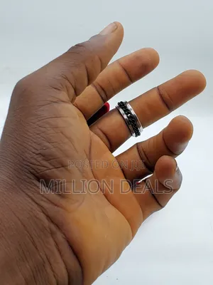 Pattern Classic Ski Biker Men's Ring