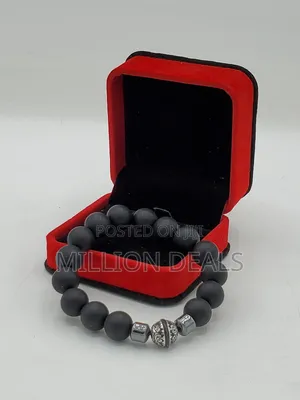 Photo - Pattern Cool Trendy Men's Elastic Beaded Bracelet