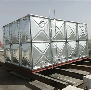 Modular Galvanized Pressed Steel Water Storage Tank