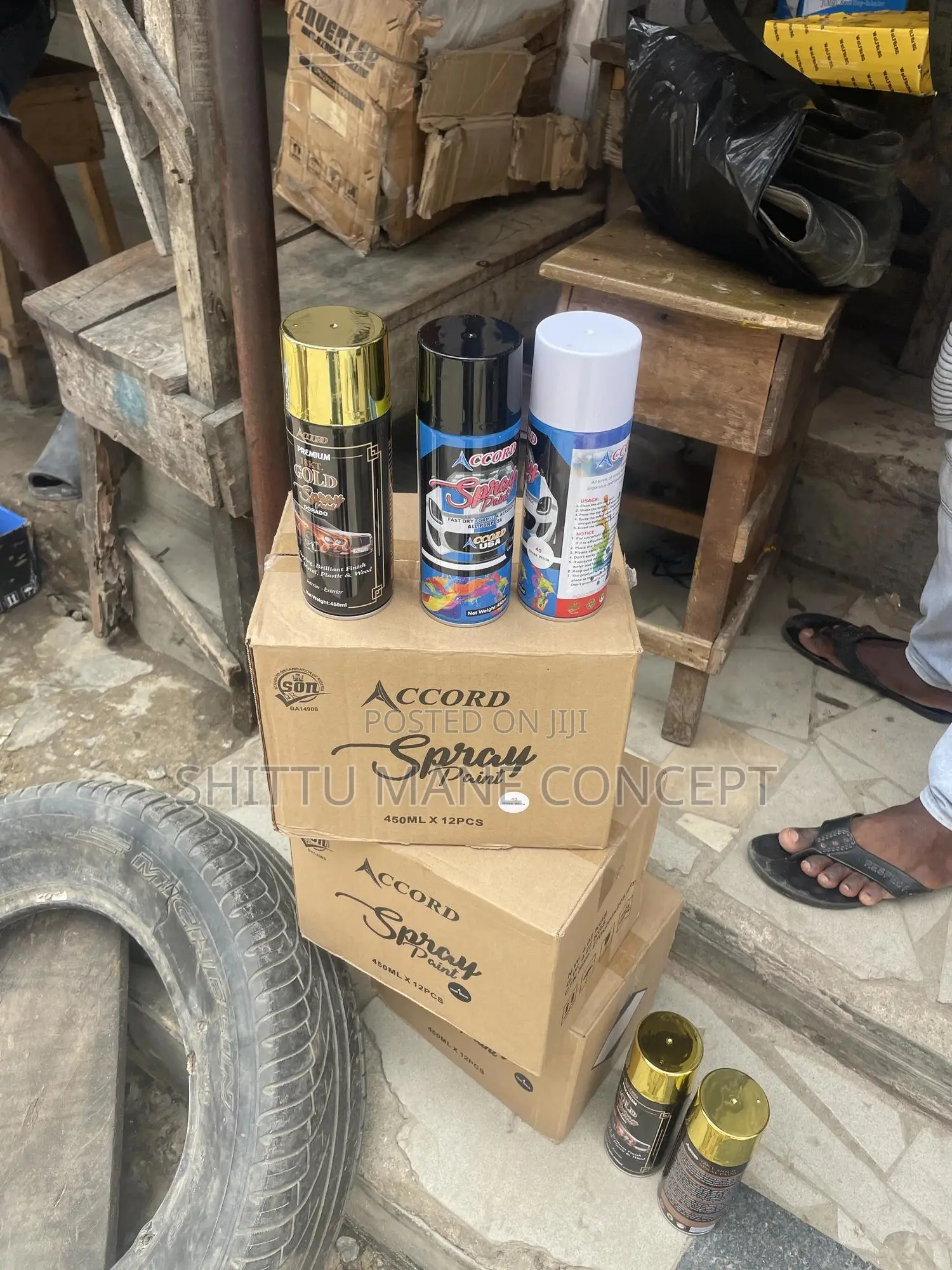 Spray Paint Different Colors