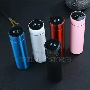 Photo - Stainless Steel Thermos Bottle With Digital Display