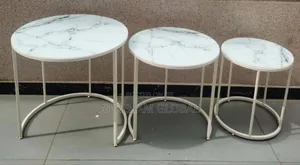 3 in 1 Marble Center Table