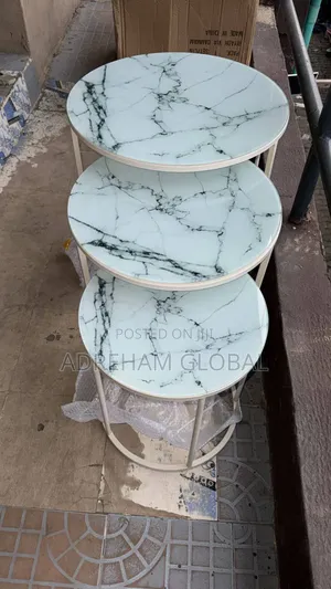 3 in 1 Marble Center Table