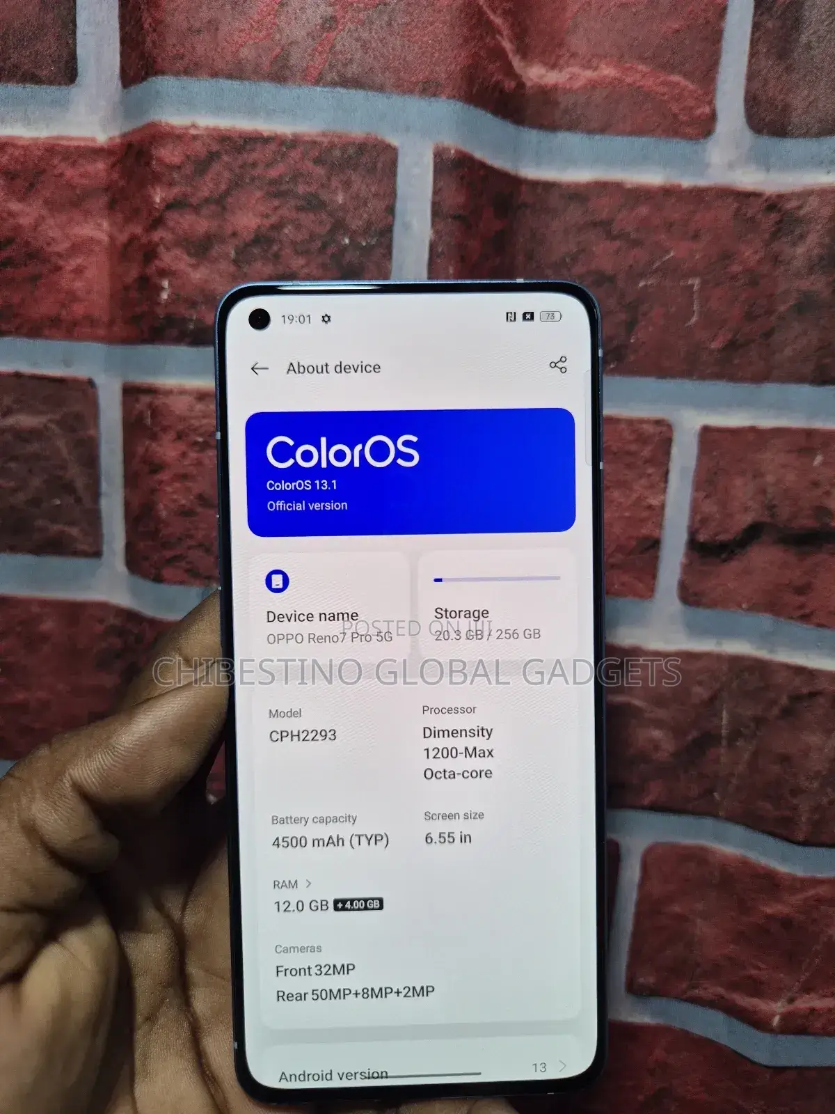 Oppo Reno7 Pro 5G 256 GB Blue