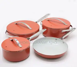 Aluminum Die Cast 7pcs Induction Cookware Set 