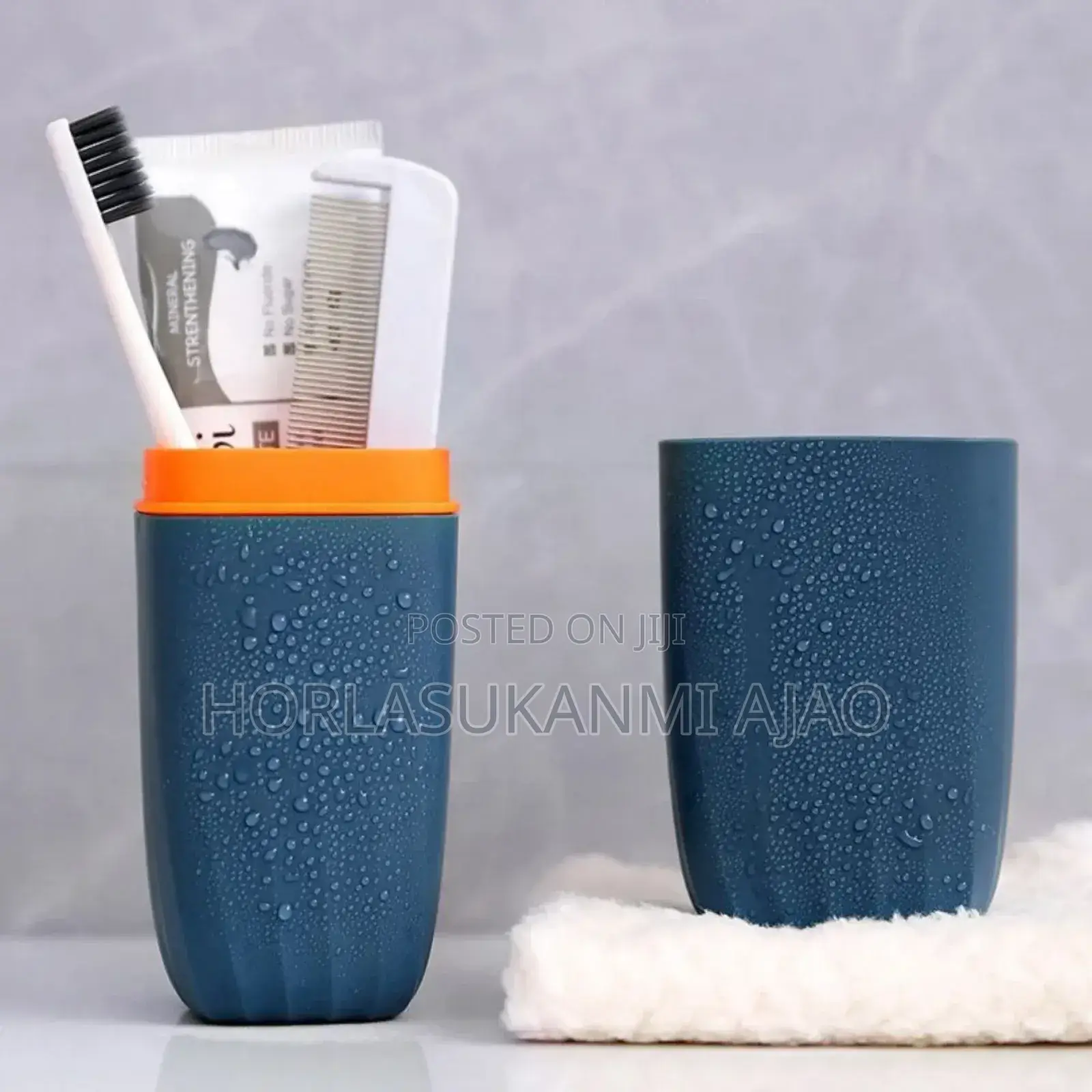 Portable Plastic Toothbrush Toothpaste Storage Holder