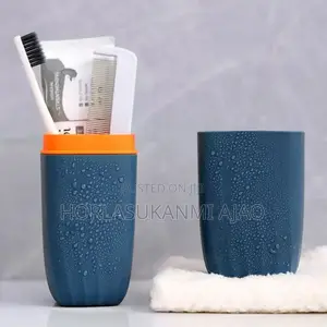 Portable Plastic Toothbrush Toothpaste Storage Holder