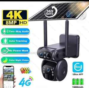 4g Sim Solar Powered Dual Lens Camera