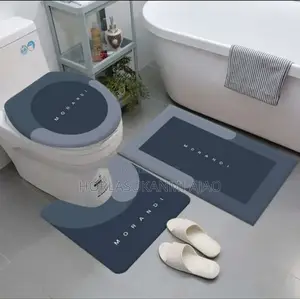 3in1 Water Absorbent Non Slip Bathroom/Toilet Mat