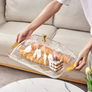 Transparent Luxury Plastic Rectangle Food Cover 
Big 