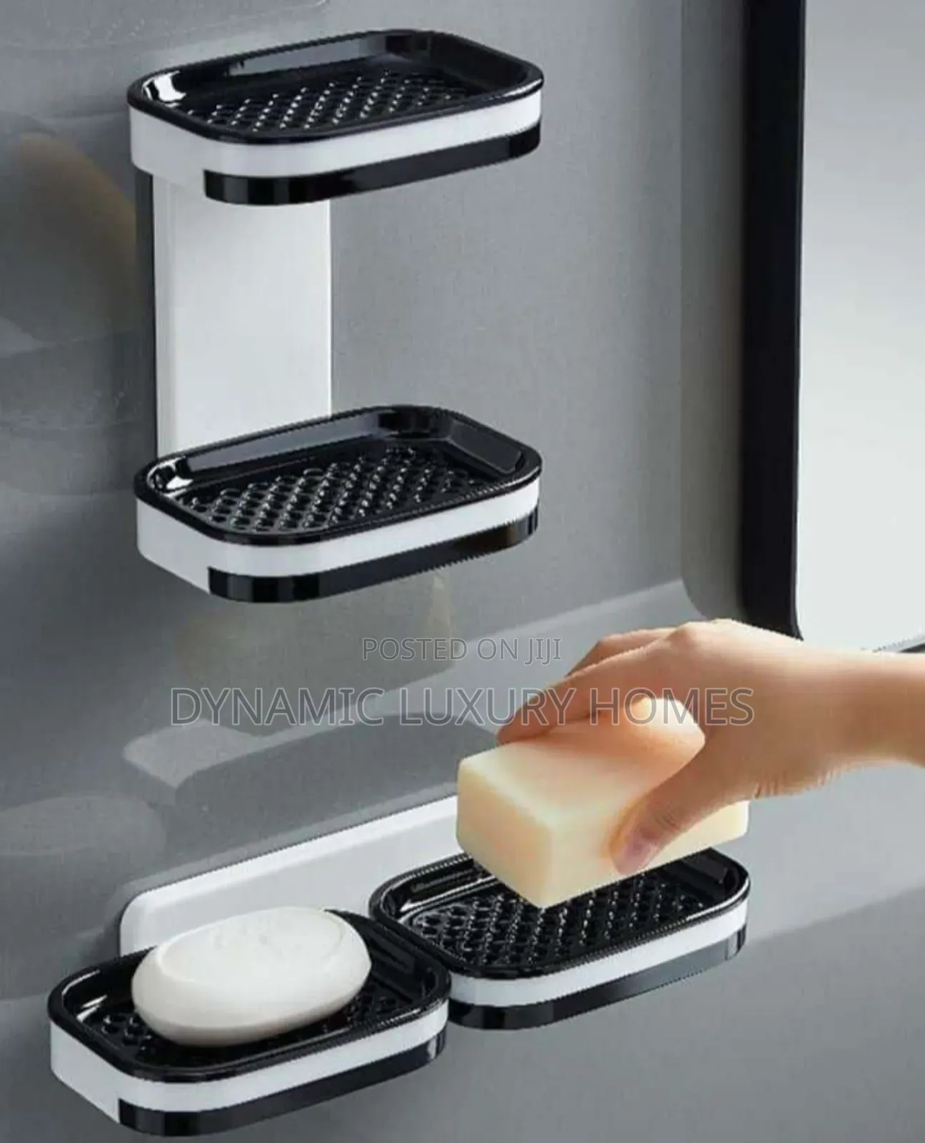 Quality Double Plastic Soap Holder