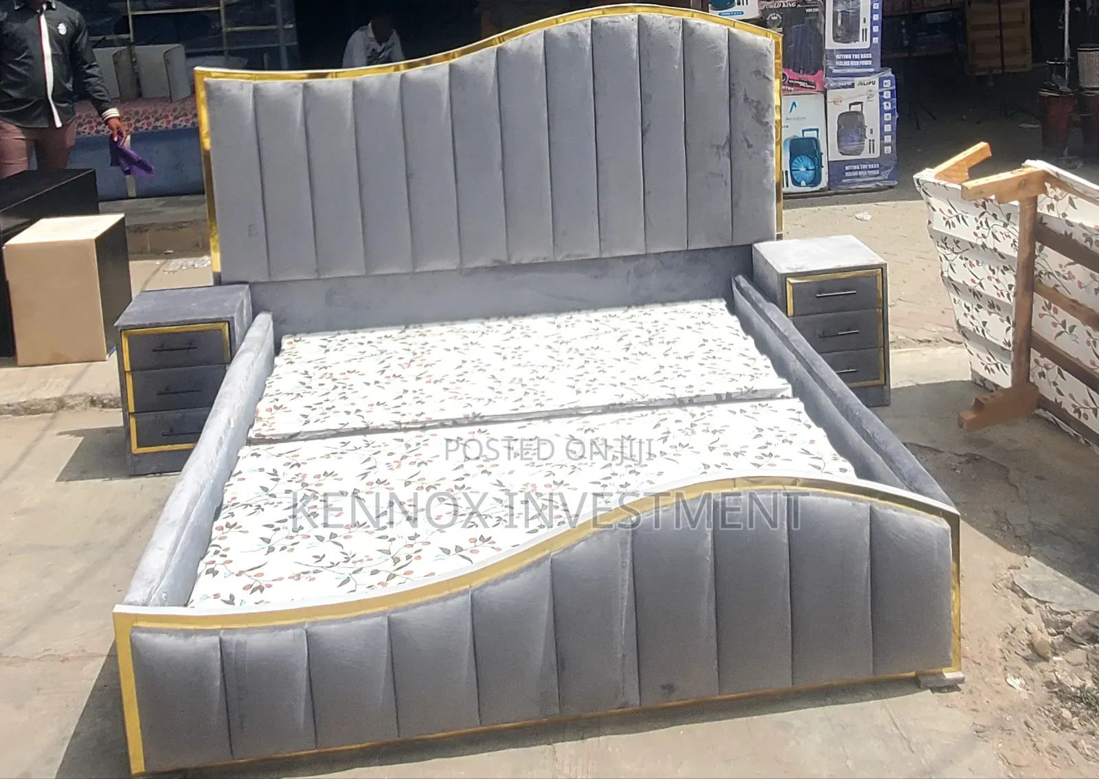 Unique Fabric Bedframe