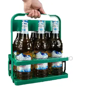 Foldable Beer Bottle Carrier Rack 