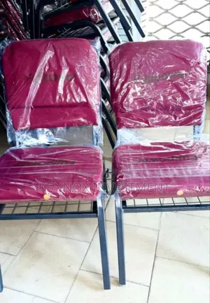 Fabric and Metal Chair.