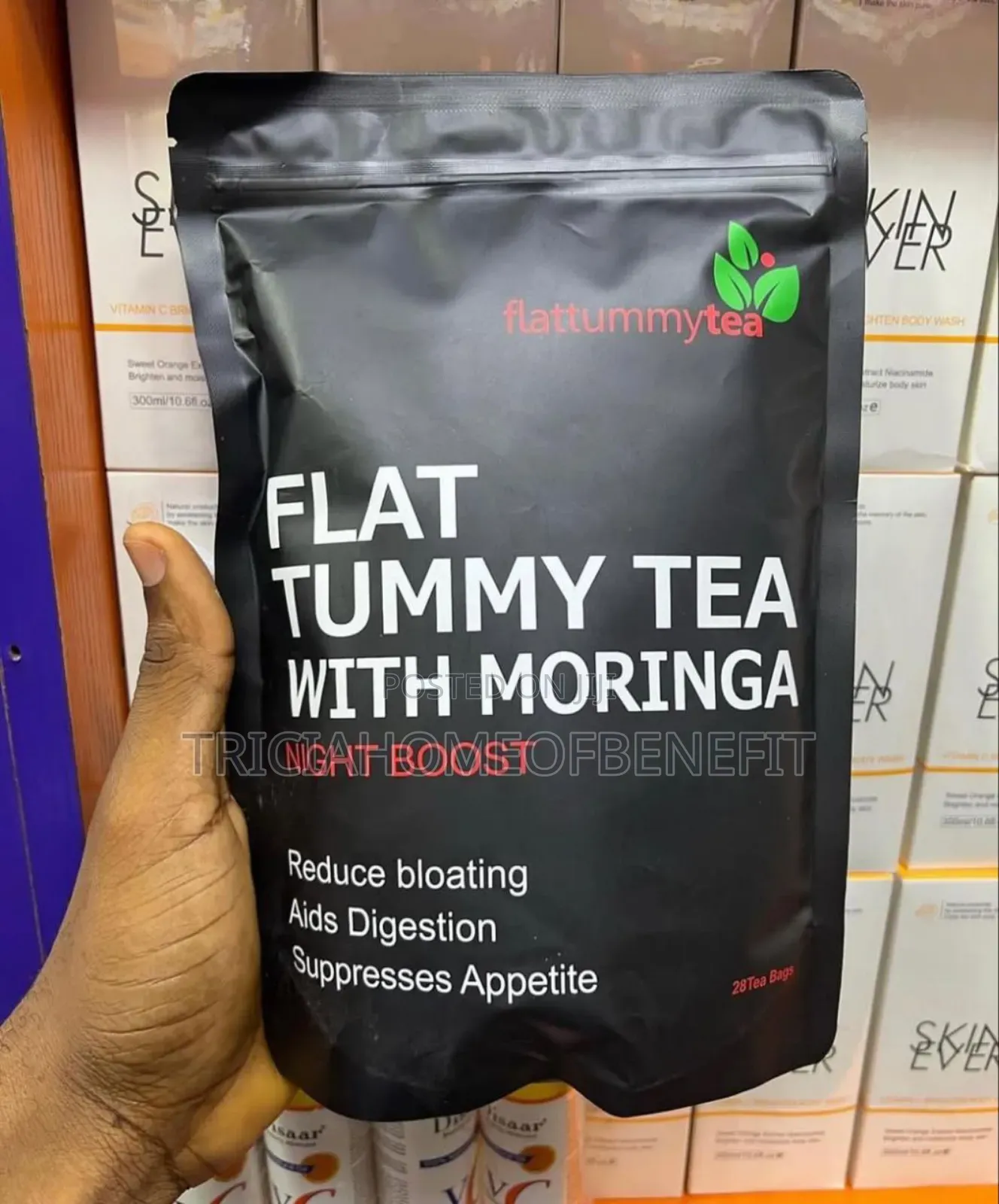 Flat Tummy Tea With Moringa