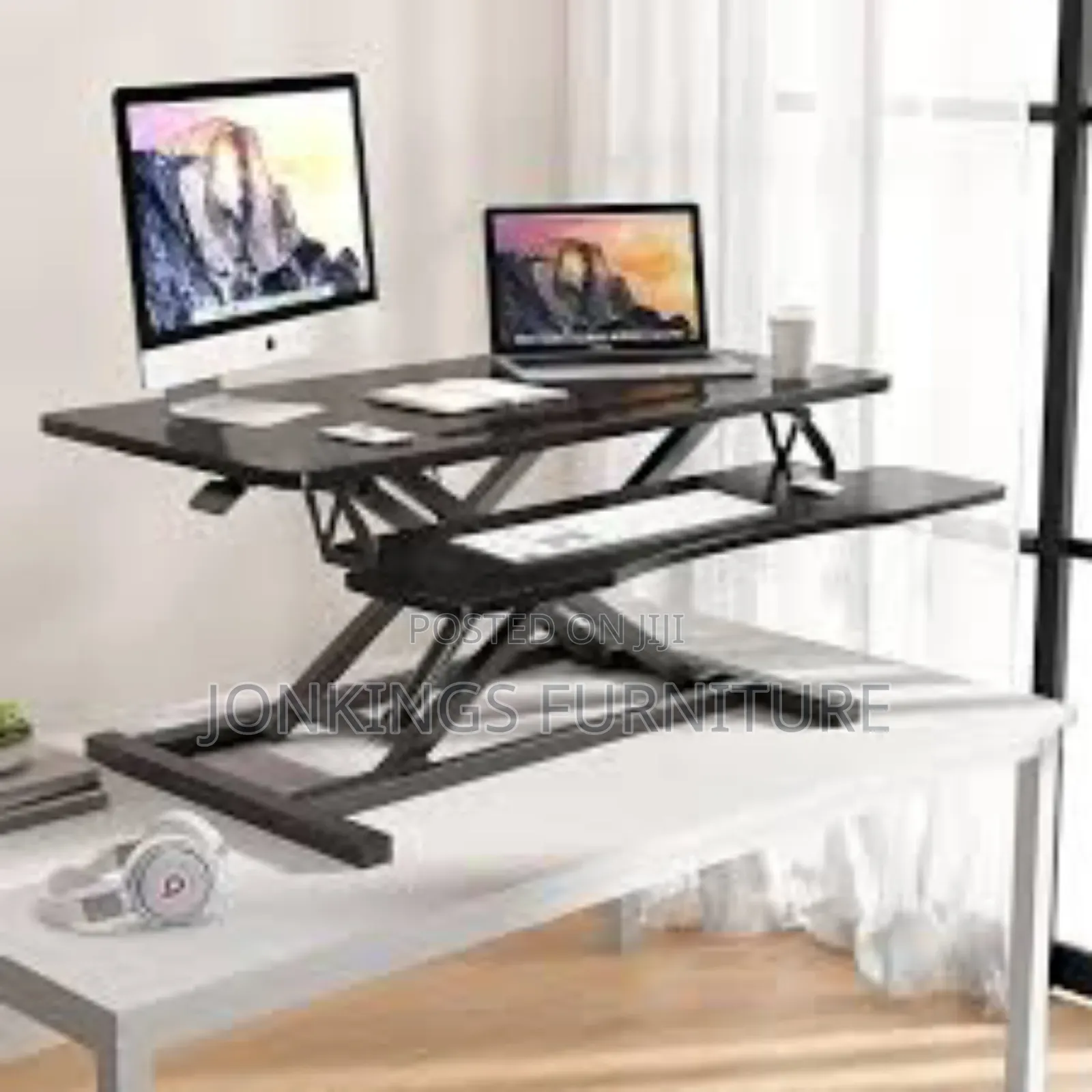 Height Adjustable Sit Standing Desk